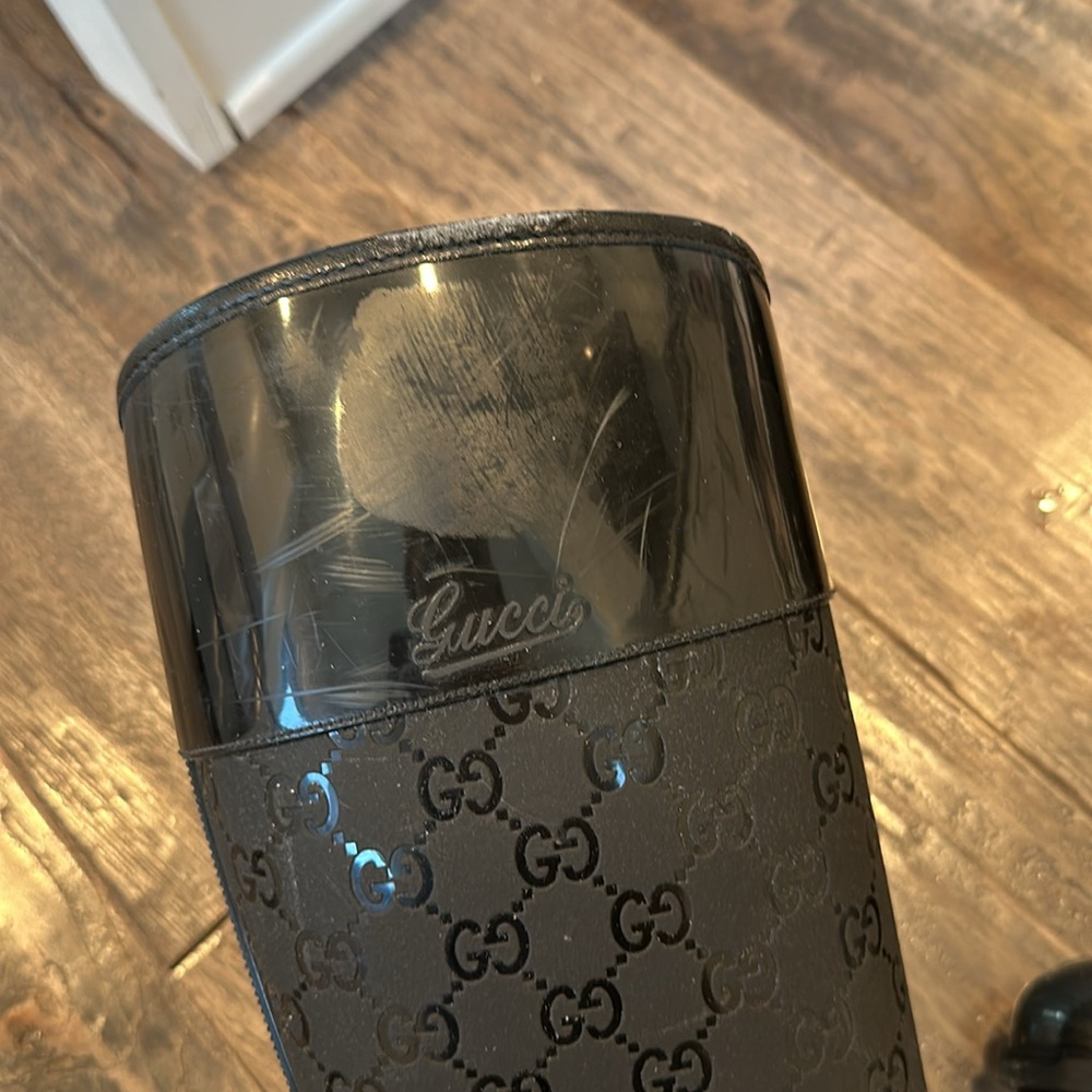 Gucci Wellington tall black rain boots - Picture 6 of 15